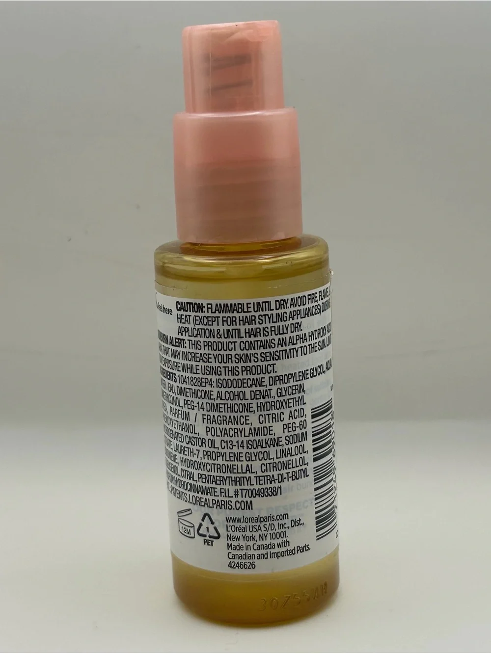 L'Oreal Paris EverPure Bond Repair+ Oil-in-Serum Heat Protectant 1.6 Fl Oz